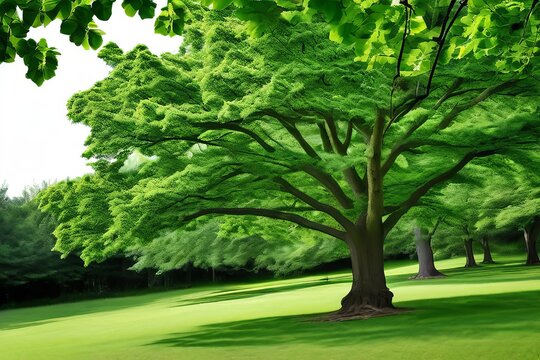 green asha medium sized tree with a rounded crown and compound l