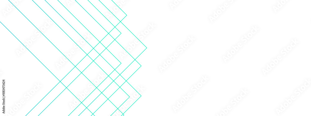 Poster white minimal blue line design. baseness technology concept design. future graphic geometric design.
