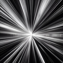 Fototapeta premium Abstract Black and White Vortex Design with Dynamic Speed Lines Creating a Swirling Texture Effect for Modern Graphic Art and Creative Backgrounds