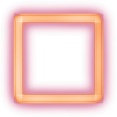 Abstract Neon Square Graphic