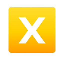 Fototapeta premium 黄色のグラデーション｜Xアイコン