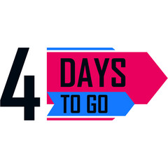 Obraz premium Days Left Countdown
