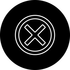 Fototapeta premium Cross Icon