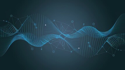 abstract blue background with lines