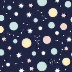 Fototapeta premium Dotted Pattern Background Illustration, Abstract Dotted Design