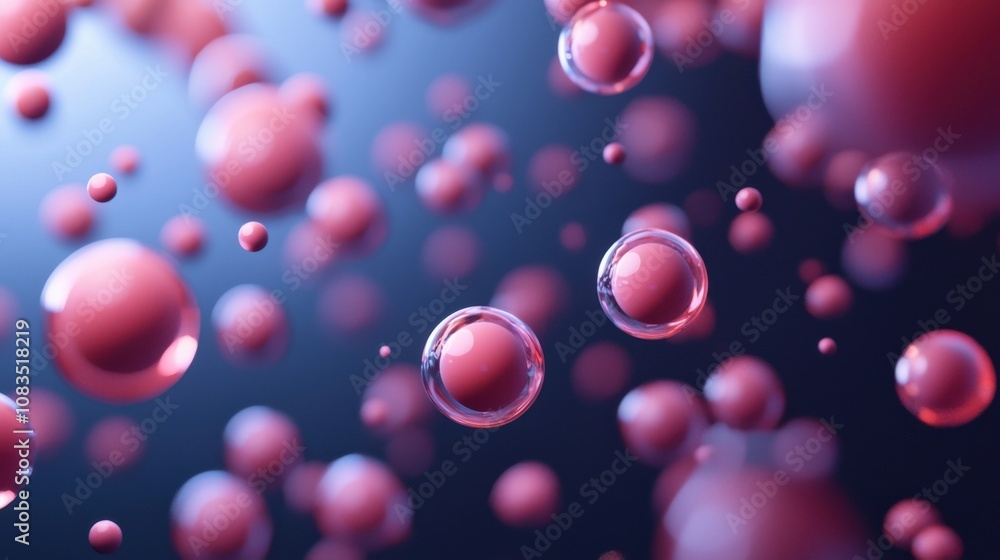 Poster molecular motion study science lab graphics abstract close-up fluid dynamics