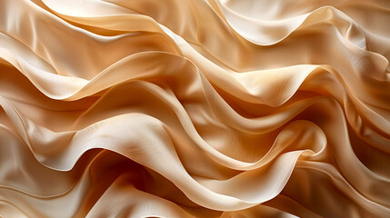 Fototapeta premium Abstract Composition of Flowing Organic Fabric