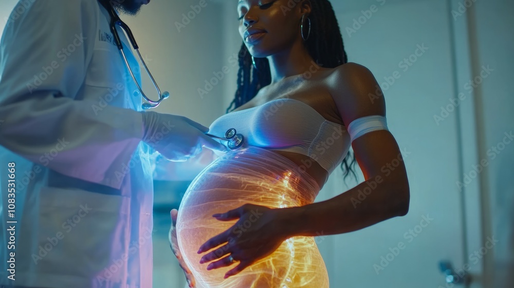 Poster the birth of the next generation artificial intelligence. humanoid artificial intelligence