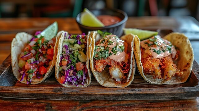 Tacos de pescado ensenada style