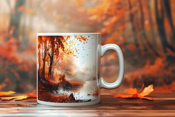 cup of tea on a table