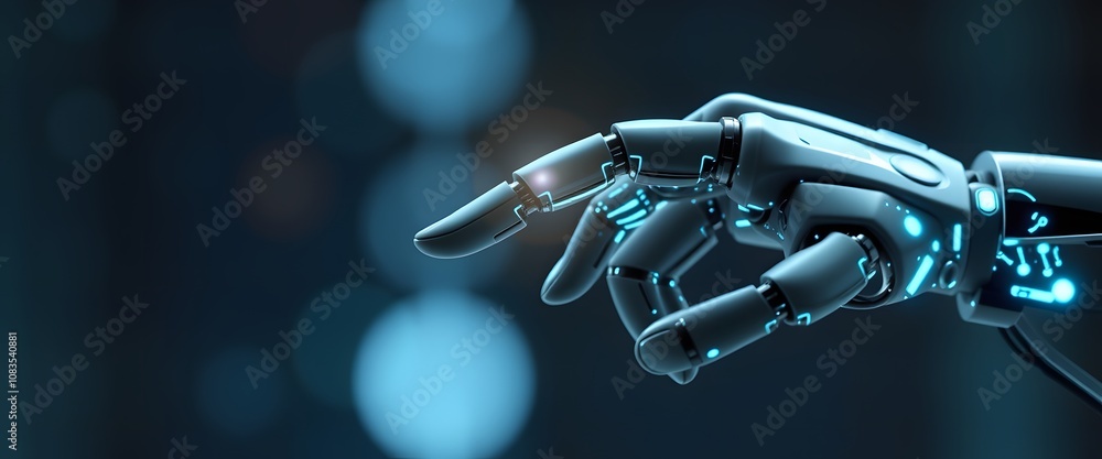 Poster Exploring Ethical Codes in AI through a Holographic Display of a Robot Finger Touching Scales
