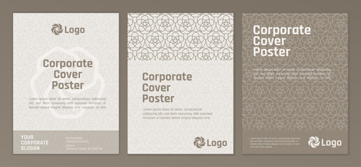 Modern Luxury abstract line corporate identity cover business vector design background. Set of Design Cover Template for Brochure, Catalog, stationary, Layout with abstract Shapes.