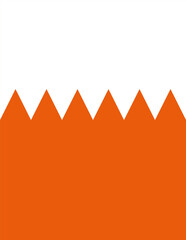 White with orange background for your design.