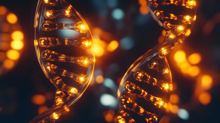 Microscope displaying intricate genetic modification process, symbolizing advanced scientific research and potential for biotechnology breakthroughs.