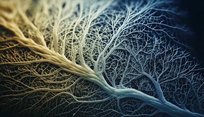 Organic connections abstract background