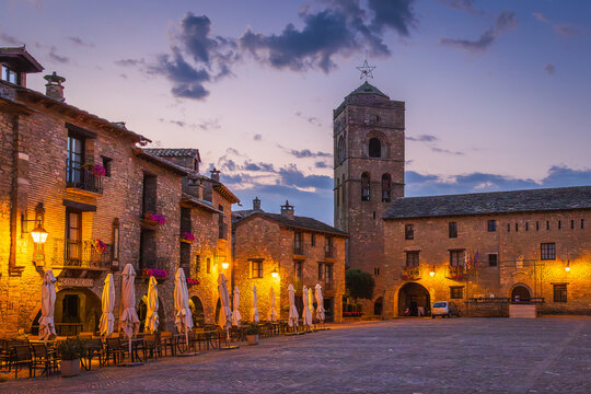 In the centre of Ainsa town