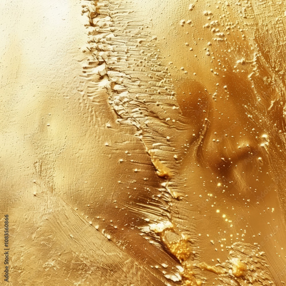 Poster abstract golden texture creating a luxurious and elegant background, perfect for design projects