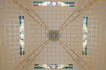 Am Steinhof church (church Leopld) designed by Otto Wagner between 1902 and 1907. The four...