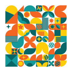 Abstract Geometric background. Modern abstract promotional flyer background vector. Perfect for Geometric poster, brochure neo pattern