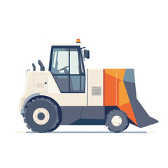 side view of a minimalist compactor simple vector