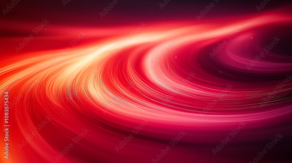 Poster abstract swirls of red and orange colors in motion create a mesmerizing visual effect, perfect for b