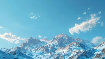 Fototapeta premium winter mountain landscape