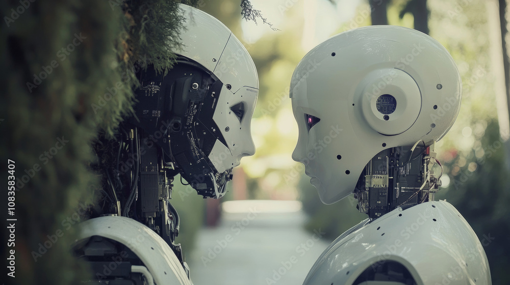 Poster artificial intelligence (ai) is like a human mind built with computer code.