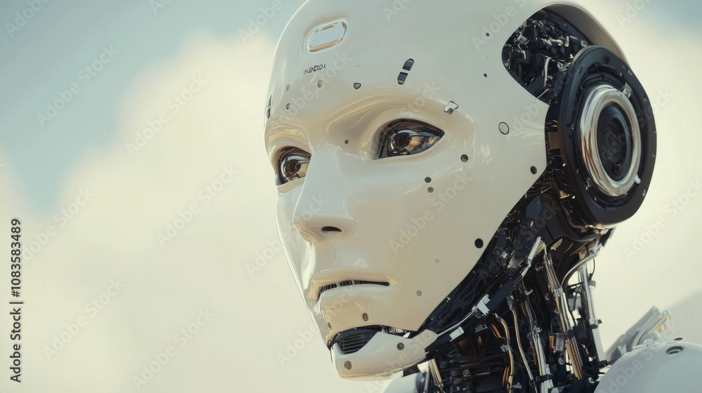 Poster artificial intelligence (ai) is like a human mind built with computer code.
