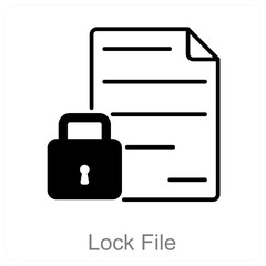 Obraz premium Lock File