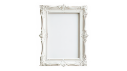 Png image of a white frame without background