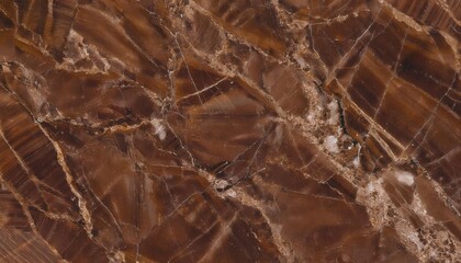 Luxurious Polished Brown Marble Texture. Ideal for Interior Design, Flooring, Wall Cladding, Countertops, and Background Graphics in High End Architecture and Digital Creative Projects