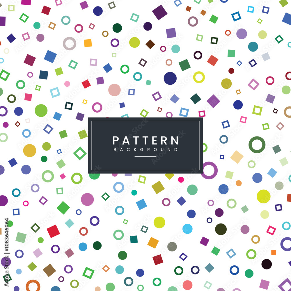 Poster abstract pattern colorful shape. vector illustration