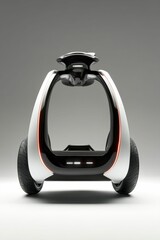 Obraz premium White futuristic personal transportation device.