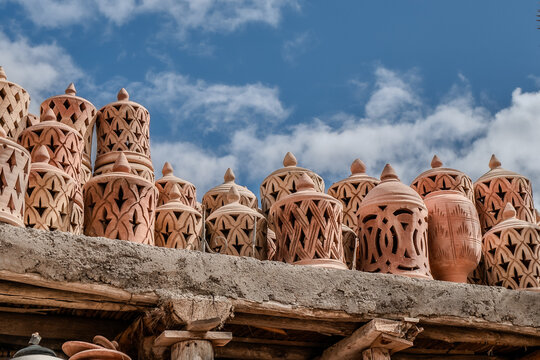 Pottery market in Agadir Morocco