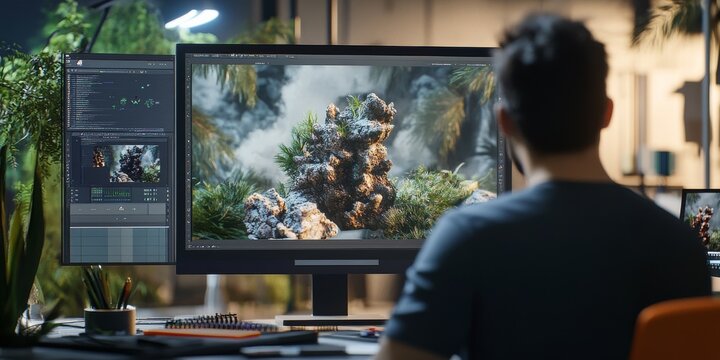 This software helps motion designers and animators create 3D visual effects (VFX) and illustrations. It has a user-friendly interface with a view of the 3D world.