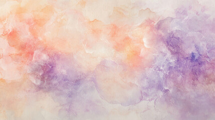 Obraz premium Plain watercolor background of large washes in neutral colors for graphic design or wallpaper.