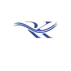 RK Letter Business Logo Design Alphabet Icon Vector Symbol