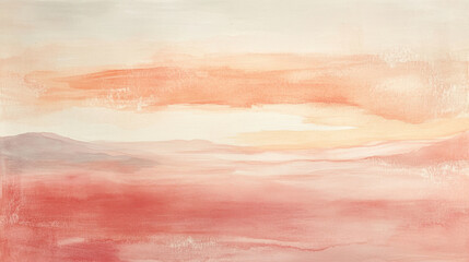 Fototapeta premium Plain watercolor background of large washes in neutral colors for graphic design or wallpaper.