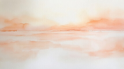 Fototapeta premium Plain watercolor background of large washes in neutral colors for graphic design or wallpaper.