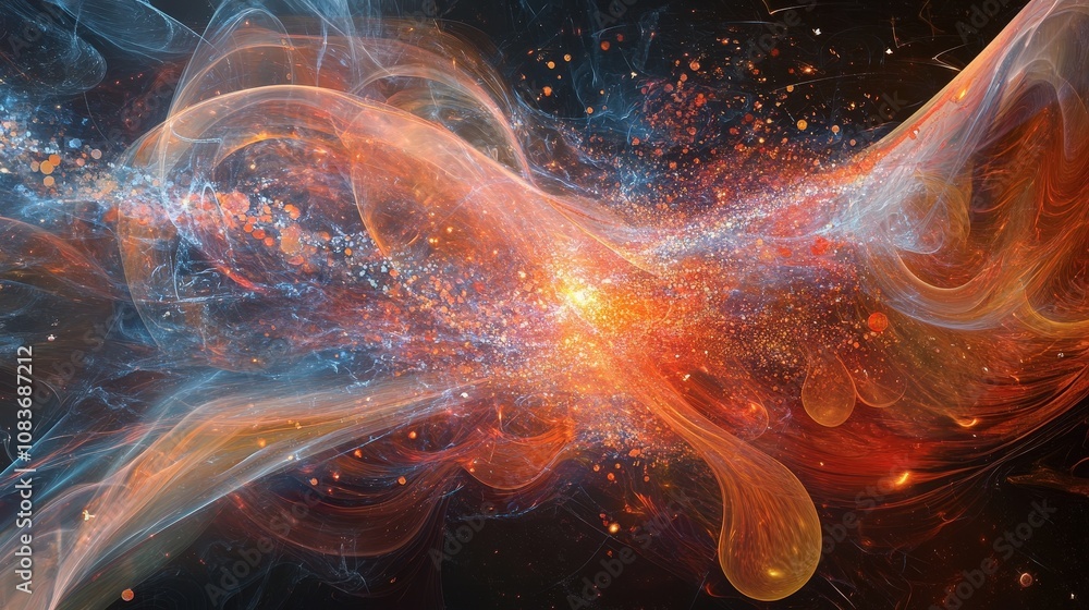 Poster a visualization of quantum annealing, illustrating how this process finds optimal solutions in compl