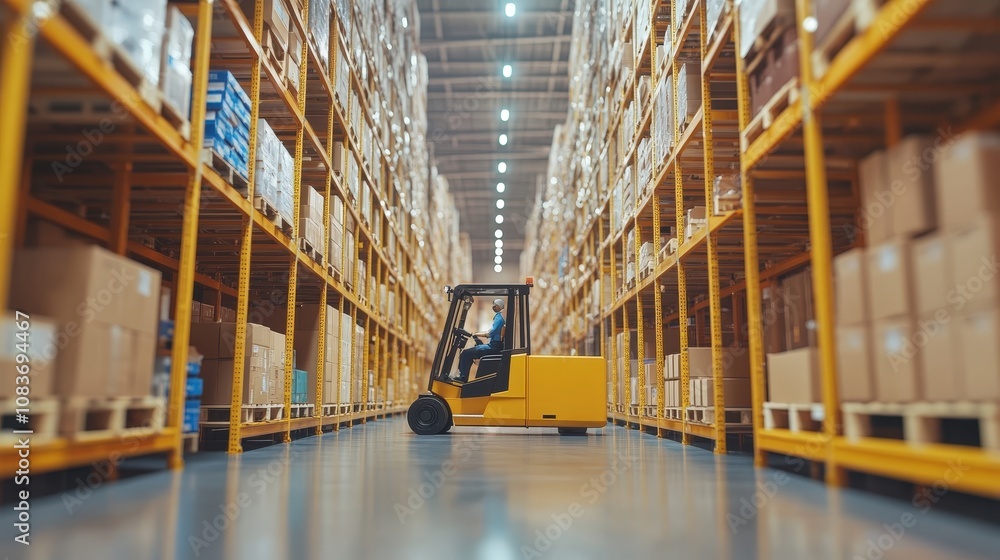 Poster a logistics company integrating ai into its supply chain management. ai helps optimize delivery rout