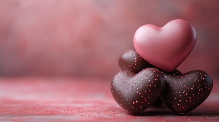 Fototapeta premium minimalist Valentine background