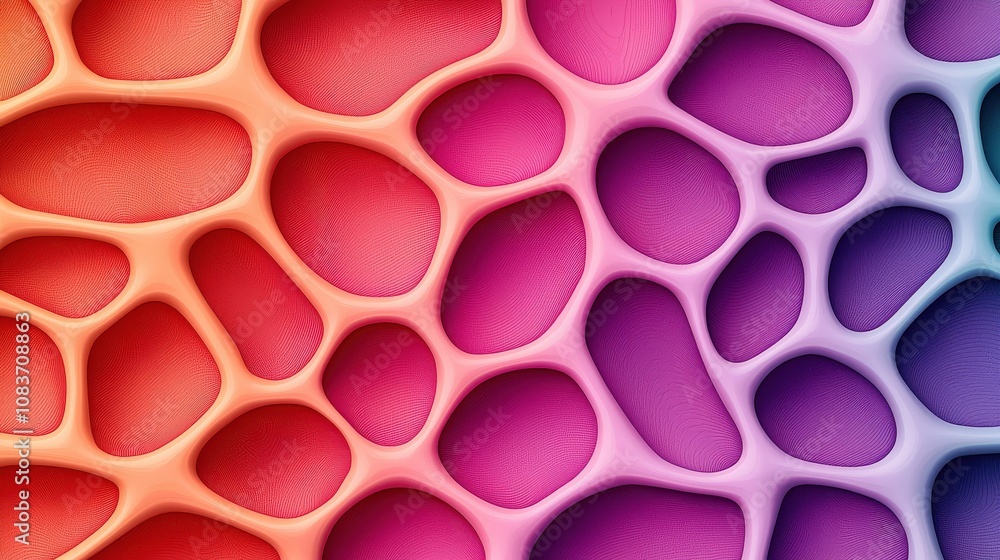 Poster abstract colorful 3d network texture gradient background