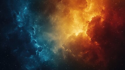 Obraz premium Dramatic Sky with Colorful and Dark Clouds: Ideal for Weather-Themed Projects, Nature Art, and Atmospheric Design Concepts