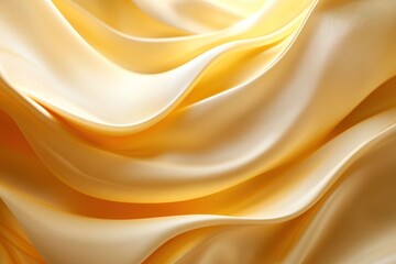 Fototapeta premium Abstract Draped Gold Fabric Texture