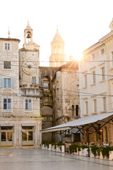 Fototapeta premium Old town of Split city, Croatia