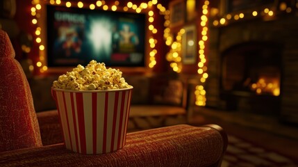 The Popcorn in Cozy Setting
