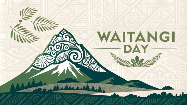Waitangi day celebration: maori art and new zealand landscape design