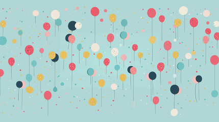 background with balloons