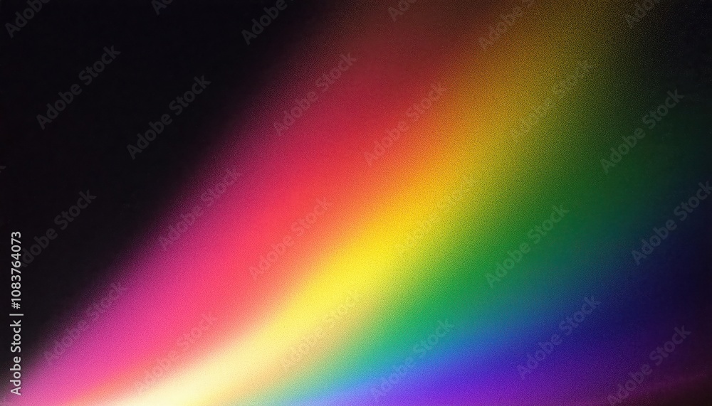 Poster vibrant spectrum gradient. creative rainbow beam design for abstract backgrounds, modern graphic art